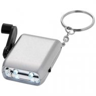 Rechargeable Dynamo LED Keychain I Small Dynamo Flashlight with Battery I Light Key Ring Gadget Tool I Bag Charm with Light