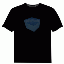 Equalizer light up Shirt Cube