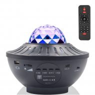 LED-Projektor mit Sternen in drei Farben