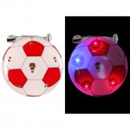 Blinkender Fußball Anstecker Brosche Blinki Pin Button Fußballfans Mitbringsel