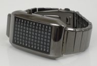 LED-Armbanduhr I LED Matrix Grün