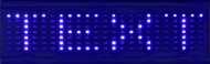 led-matrix display text