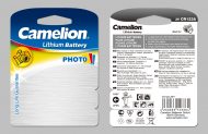 CR123 A Lithium Photo Batterie