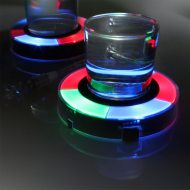 LED coaster with sound sensor