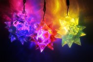 LED-Sternanhänger I Blinkende LED-Sternenanhänger Halskette