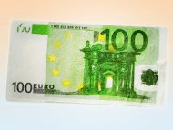 100 Euro Note tissue