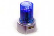 Beacon light alarm clock