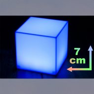 small led glow cube acryl