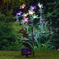 LED flower branch with 8 colorful flowers