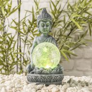 Garden Buddha with solar