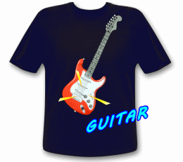 Gitarren Sound Shirt Gittarrenshirt