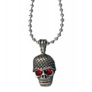 Rocker Totenkopf-Halskette
