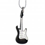 Halskette mit E-Gitarre I Kette für Musiker Gitarrenhalskette Geschenk