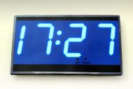 Leuchtpanel mit EL-Uhr Uhrzeit Anzeige EL-Panel mit Countdown-Funktion