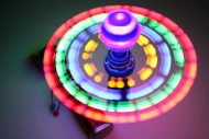 LED-Handwirbler Retro Space Ball Rotor