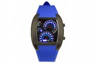 LED Tachometer Watch anthrazit