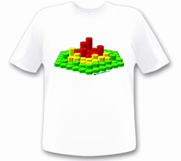 3D Equalizer light up shirt