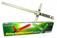 Kreuz-Lichtschwert mit Sound