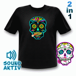 Exchange Sugar Skull Shirt black