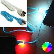 LED-Ladekabel iPhone 5/6/7 Lightning USB-Ladekabel