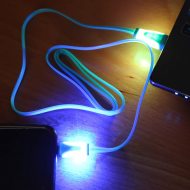 LED-Ladekabel iPhone 5/6/7 Lightning USB-Ladekabel