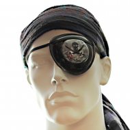 Piraten-Augenklappe mit LEDs Piratenkostüm Kinder & Erwachsene