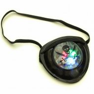 Piraten-Augenklappe mit LEDs Piratenkostüm Kinder & Erwachsene
