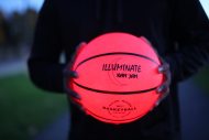 led basketball leuchtet im Dunkeln