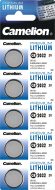 5 x CR-2032 Camelion Lithium Knopfzelle Batterien DL2032 4004LC E-CR2032