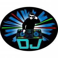 EL-DJ-Panel Leuchtfolie Turntable EL-Folie I Bastelideen für  leuchtende Kleidung & Kostüme I Kreative DJ Accessoires Party & Festival Gadgets