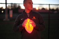 LED-American Football Ball I Kanjam USA Football leuchtender Football I Leuchtfootball Pigskin Spielzeug