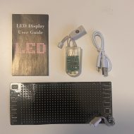 LED display with scrolling text and graphics I App-controlled LED display I Flexible scrolling text display
