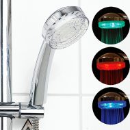 Shower head with LED lighting