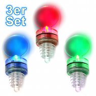 3er Set LED-Flaschenverschluss Barzubehör