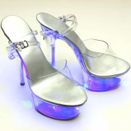 LED High Heels nur noch Größe 35 I Elegante Dance Schuhe für Disco Club I