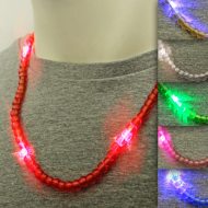 LED-Perlenkette I Blinkende Halskette mit Licht I LED-Halskette Party Modeschmuck I