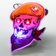 LED-Anstecker Zombie-Soldat Anstecker Brosche Blinki Pin Button