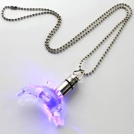 LED Delfin Kette leuchtend Delphin Anhänger Mädchen Modeschmuck