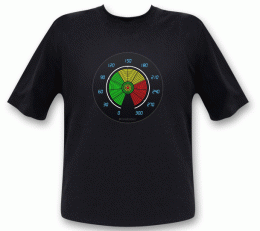 Speed LED-T-Shirt Fun Shirt für Männer