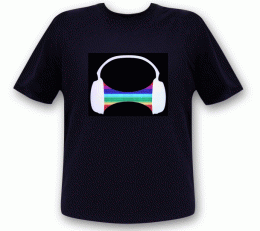 Equalizer shirt Headphone