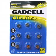 9 x AG3  Knopfzellen Batterien Alkaline LR41 192 SR41W