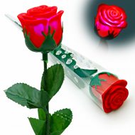 Leuchtende Rose mit Farbwechsel rote LED-Rose