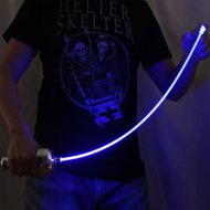 Flexible LED illuminated sword
