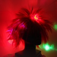 Flashing wig