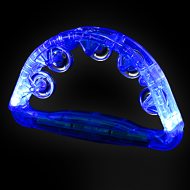 LED-Schellenkranz Leuchttambourine Percussion blau