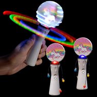Einhorn LED-Wirbler | Geburtstagsspielzeug Leuchtwirbler | LED-Twirl | Kinder Leuchtstab | LED-Stab