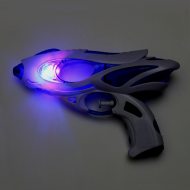 Spacige Leuchtpistole mit Wasserfunktion