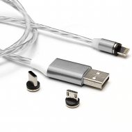 Three in one charging cable