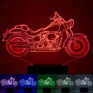 3D lamp LED motorcycle decoration light Motorsport color changing decoration light