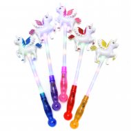 Luminous unicorn stick with colorful LEDs 40 cm long I Unicorn flashing stick I Magic wand toy for girls I Fairy tale unicorn light stick